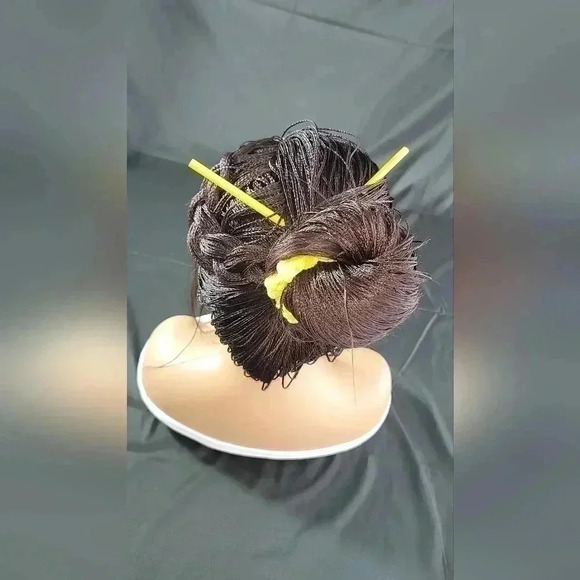 Braided full  Lace Wig Micro millions braids, medium, #99j red wine N… - Picture 8 of 17